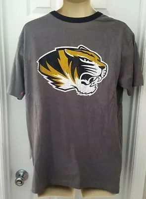 MISSOURI TIGERS T Shirt Size Large 42/44 Distressed Front And Back Logos New  • $8.46