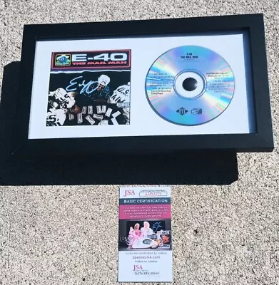 E-40 SIGNED + FRAMED CD JSA COA The Mailman RAP HIP HOP • $159.99