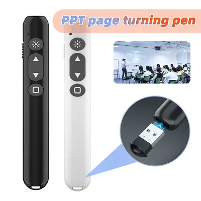 £8.12 • Buy For PC Power Point Presentation Remote Wireless Presenter Laser Pointer Clicker