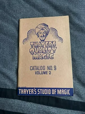 🔥VERY RARE Thayer Quality Magic Catalog #9 Vol 2 Collectable Magic🔥🔥 • $20