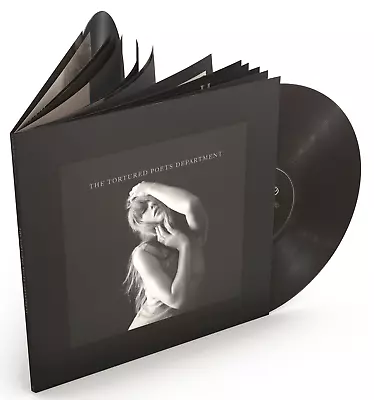 Taylor Swift The Tortured Poets Department Black Vinyl LP + Bonus The Black Dog • £46.88