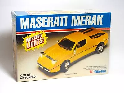 USAirfix 8110 1/24 Scale Maserati Merak W/ Working Headlights Plastic Model Kit • $34.99