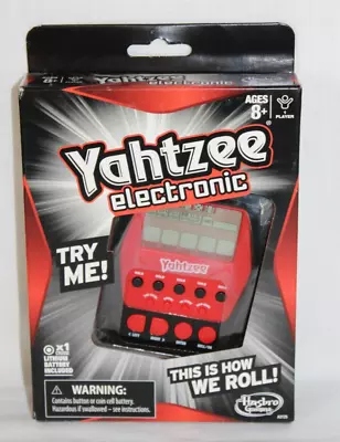 Hasbro Yahtzee Electronic Handheld Digital Game Brand NEW Factory Sealed #5 • $27.41