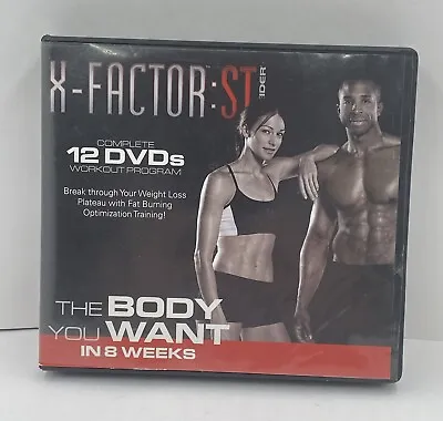 X-Factor:ST 12 DVD Set Body You Want In 8 Weeks Exercise Workout 2011 Weider • $9.99