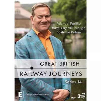 GREAT BRITISH RAILWAY JOURNEYS WITH MICHAEL PORTILLO: SERIES 14  +Region 0 DVD+ • £24.19