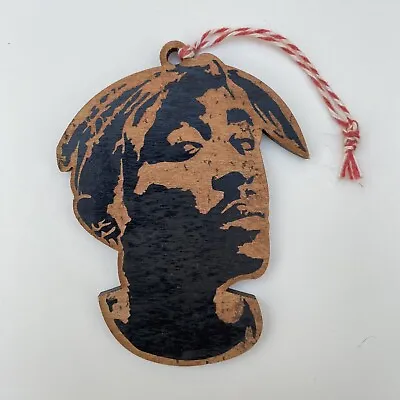 Tupac Shaker Wood Christmas Ornament Simple Man Baltic Birch Rap Hip Hop Biggie • $14.99