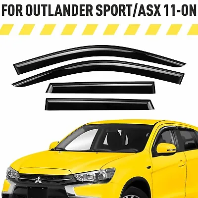 Rain Guards Vent Visors Shade For 2011-2024 Mitsubishi Outlander Sport • $41.99