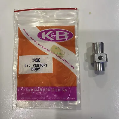 K&B 3.5 Glow Engine Venturi Body  8490 | Bag 22 • $19.95