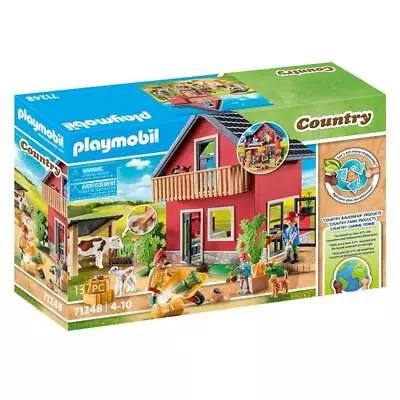 Playmobil Farm Country Farm House Animal Pretend Playset 71248 • £44.99