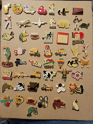 Lapel Pins Hat Pins Sports Animals Vegas Fish  • $2.25