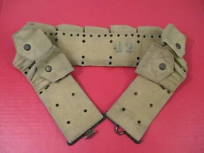 WWI US Army M1903 Mills 1st Pat Infantry Cartridge Belt Rimless Eagle Snaps XLNT • $165.99