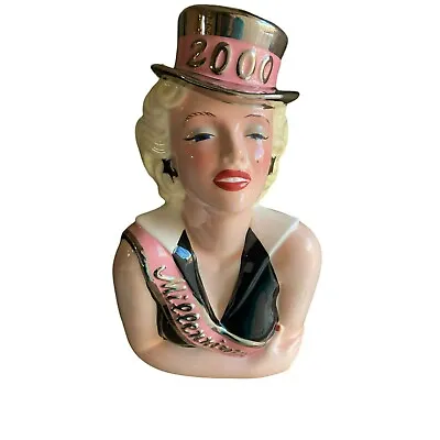 Collector Cookie Jar Marilyn Monroe  Millennium Clay Art 1997 Ceramic High Gloss • $124.99