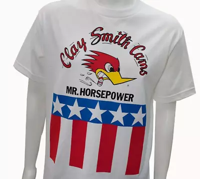 CLAY SMITH Cams T-Shirt Mens XL Mr Horsepower HOT ROD Drag Racing NHRA Gasser • $31.98