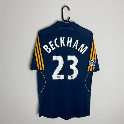 £99.99 • Buy LA Galaxy Football Shirt Jersey 2007/08 Away BECKHAM #23 (S)