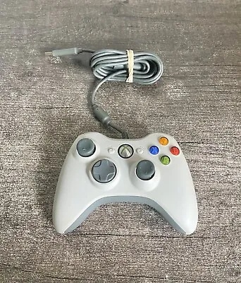 $39.97 • Buy Very Good Cond. Official OEM White Microsoft Xbox 360 Wired USB Controller PC