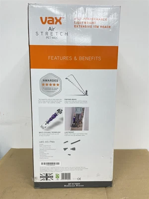 £76.99 • Buy Vax Air Vacuum Cleaner Stretch Pet Max MULTI CYCLONIC TECHNOLOGY  U85-AS-PMe