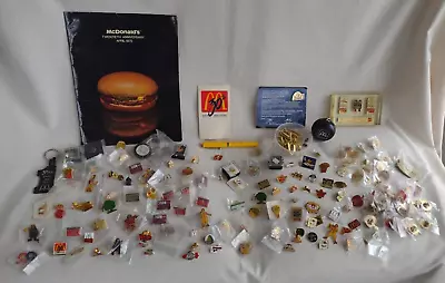 Huge Vintage McDonald's Corporate Employee Pin Lot W/ Extras Rare Assortment • $279.99