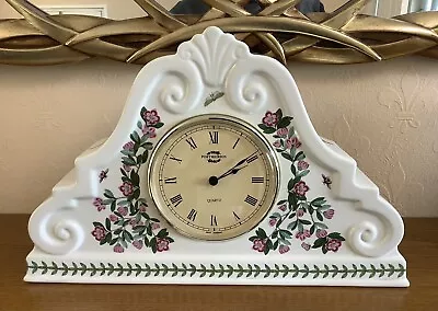 £9.99 • Buy Large Portmeirion Botanic Garden Clock. GWO. Vintage - 13” Inches X 8” Inches