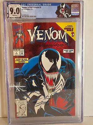 Venom Lethal Protector #1   CGC 9.0 - Custom Label - 1st Venom Solo Title • $55