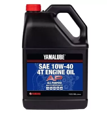 YAMAHA YAMALUBE All-Purpose MX 4-Stroke Engine Oil 10W40 SAE LUB-10W40-AP-04 • $37.29