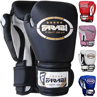 £12.99 • Buy Farabi Kids Boxing Gloves Sparring Training Muay Thai Gloves Junior Mitts