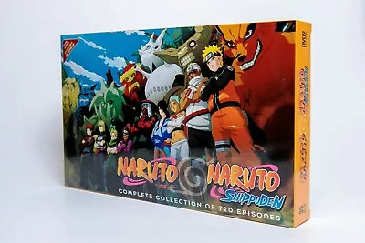 Naruto / Naruto Shippuden - Complete Anime Tv Series 1-720 Eps English Dub • $169.99