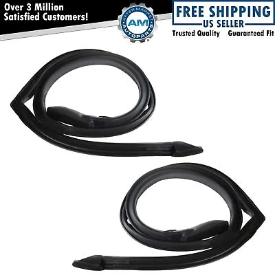 Roofrail Seals Rubber Weatherstrip Pair Set For Buick Grand Prix Chevy Cutlass • $107.08