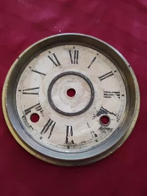 Vintage Welch Clock Face Roman Numerals 6  • $10