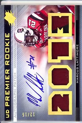 Marcus Lattimore Rc Draft Quad Jersey Auto Carolina Gamecocks College 5C #/15 • $29.99