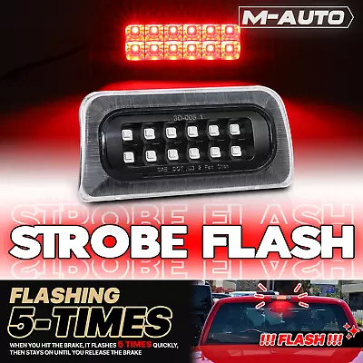 [STROBE FLASH]LED Third Brake Tail Light Lamp For 1994-2003 Chevy/GMC S10/Sonoma • $31.99