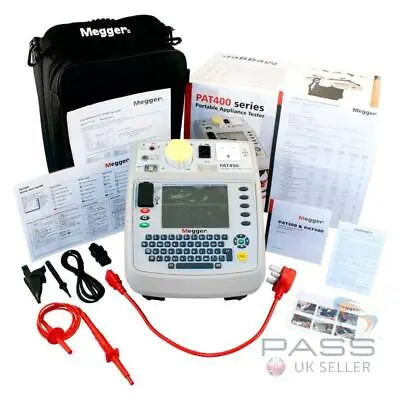 £1880 • Buy Megger PAT450 Downloadable PAT Tester With Flash Testing + Accessories & Cal