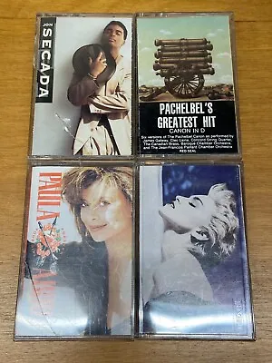 Madonna Paula Abdul Jon Secada Pachelbels Pop Music Cassette Lot • $5