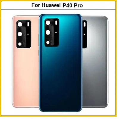 £7.99 • Buy For Huawei P40 Pro Glass Battery Rear Back Door Cover Housing + Camera Lens