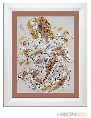 Andre MASSON Lithograph HAND #’ed & SIGNED On Arches ORIGINAL W/Archival FRAMING • $2496