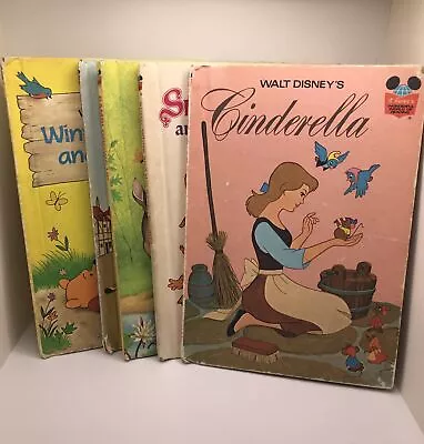 Vintage 70s Walt Disney Wonderful World Of  Reading Lot Of 5 • $12