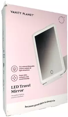 Vanity Planet LED Travel Hand-Free Makeup Mini Mirror Touch Sensor Dimmable Lite • $24.99