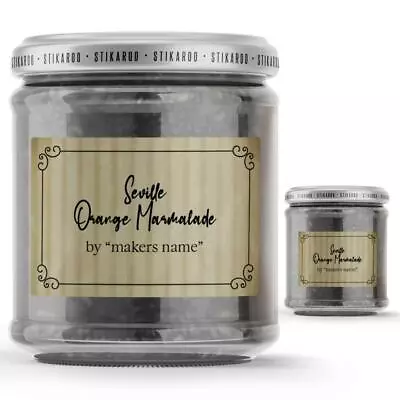 £2.75 • Buy 70 Dorset Personalised Jam Pot Lid Jar Labels Stickers Preserves Conserve