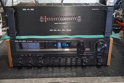 Vintage SAE Two R-6 Stereo FM/AM Receiver With SAE 2200 Power Amplifier LOT!!! • $300