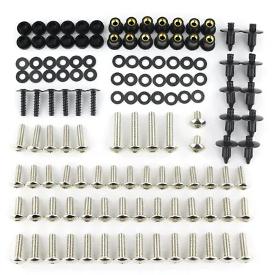 Steel Fairing Screws Kit Fit For Kawasaki Ninja ZZR1200 Ninja ZZR1100 Silver • $43.83