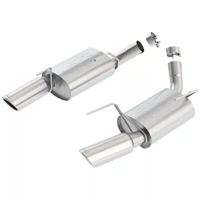 Borla 11752 Touring Axle Back Exhaust For 2005-09 Ford Mustang GT / Shelby GT500 • $805.99