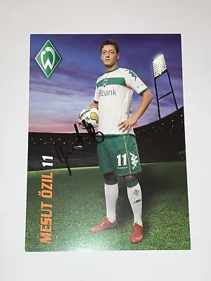 Mesut Ozil 2008-09 Original Hand Signed Werder Bremen Autograph Card ⚽️ • $25