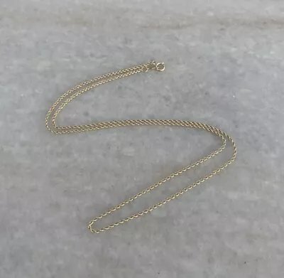 Beautiful Michael Anthony 14k Yellow Gold Rope Chain Necklace 18” • $175