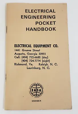 Vintage Electrical Engineering Do-it-Yourself Pocket Handbook  1982  By EASA • $14