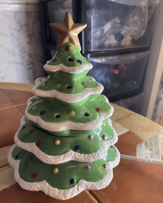 £49.95 • Buy Super Rare Yankee Candle Christmas Tree Wax Tart Melt Warmer Burner Electric UK 
