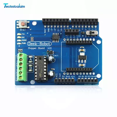 $4.76 • Buy Wireless XBee Stepper Proto Motor Controller Shield L293D For Arduino UNO R3