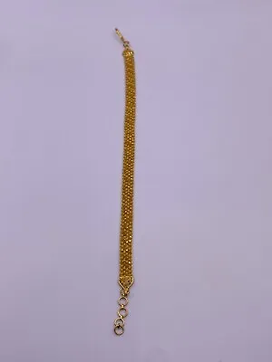 22ct Gold Bracelet Ladies 11.9 Grams Hallmarked Free Box And Free Delivery • £1120