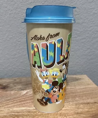 Disney Tumbler Aulani Resort Hawaii Plastic Travel Cup Mug Refillable • $8.99