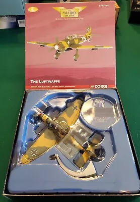 RARE CORGI 1:72 THE AVIATION ARCHIVE AA32510 JUNKERS JU-87B-2 STUKA 4/StG 2 1941 • $44.50