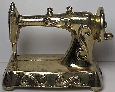 Vintage Made In England Brass Hand SEWING MACHINE 575177 Dollhouse Miniature • $14.99