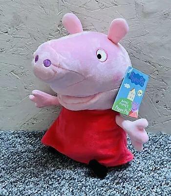 New Large Peppa Pig Hand Puppet Suitable From Birth Baby Shower Gift Plush Teddy • £5
